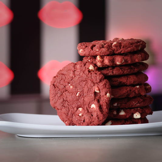 Red Velvet Cookies Bakery Fresh Gourmet Soft Delicious Cookies 12 Cookies Roughly 2lbs of Cookies